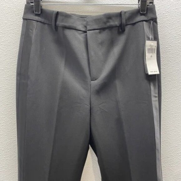 NEW RALPH LAUREN Womens Holiday Satin Stripe Twill Classy Pants Size 6 Black - Picture 11 of 12